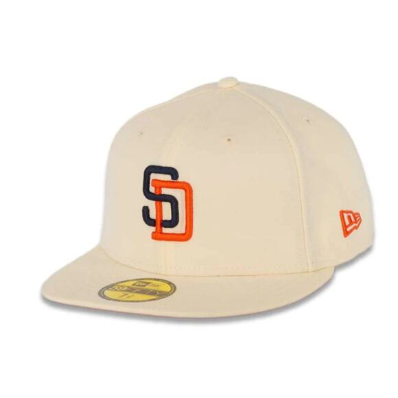 New Era San Diego Padres MLB 59FIFTY 5950 Fitted Cap Size 7 3/8 - Picture 13 of 13